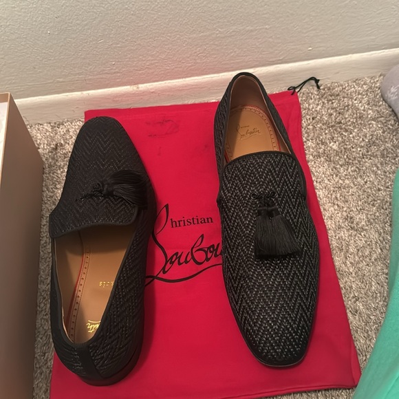 Men’s Christian Louboutin Officilito Flat Tresse Summer/GG Size 46.5EU. main image 7